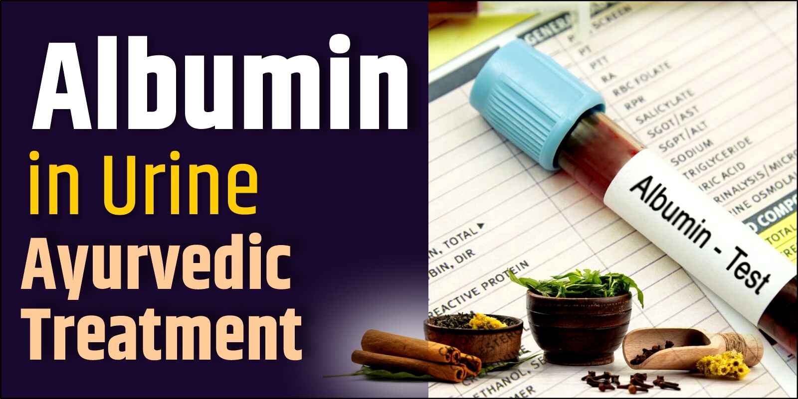 albumin in urine ayurvedic treatment